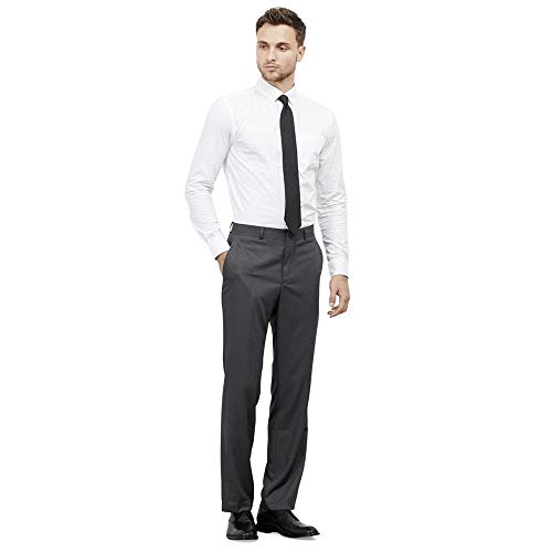 Kenneth Cole REACTION Men's Slim Fit Suit Separate Pant (Blazer, Pant, and Vest), Blue, 38W x 34L