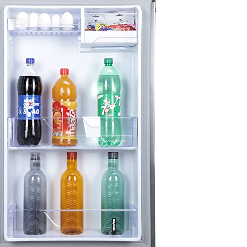 Godrej 255 L 2 Star Inverter Frost-Free Double Door Refrigerator with Jumbo Vegetable Tray (RF EON 255B 25 HI TH ST, Thunder Steel)