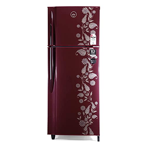 Godrej 255 L 2 Star Inverter Frost-Free Double Door Refrigerator with Jumbo Vegetable Tray (RF EON 255B 25 HI TH ST, Thunder Steel)