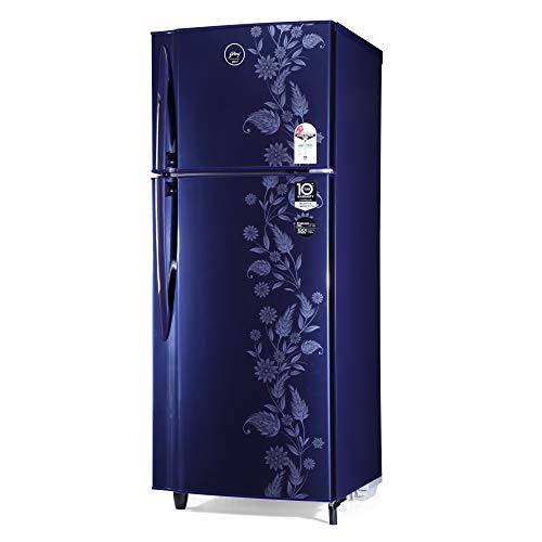 Godrej 255 L 2 Star Inverter Frost-Free Double Door Refrigerator with Jumbo Vegetable Tray (RF EON 255B 25 HI TH ST, Thunder Steel)