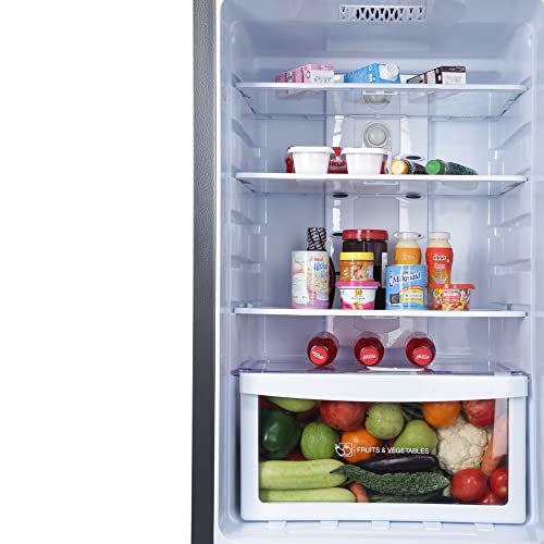 Godrej 255 L 2 Star Inverter Frost-Free Double Door Refrigerator with Jumbo Vegetable Tray (RF EON 255B 25 HI TH ST, Thunder Steel)