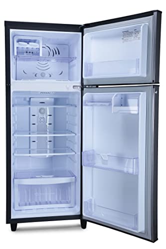 Godrej 255 L 2 Star Inverter Frost-Free Double Door Refrigerator with Jumbo Vegetable Tray (RF EON 255B 25 HI TH ST, Thunder Steel)