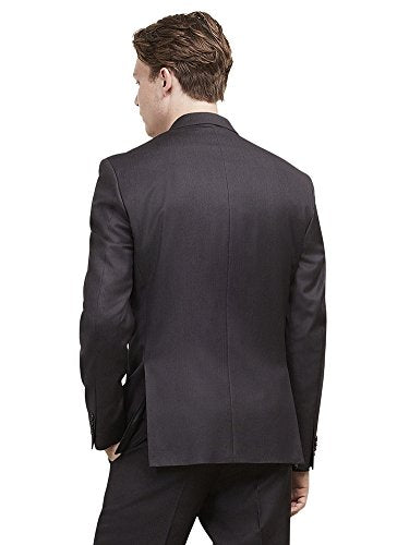 Kenneth Cole REACTION Men's Slim Fit Suit Separate Pant (Blazer, Pant, and Vest), Blue, 38W x 34L