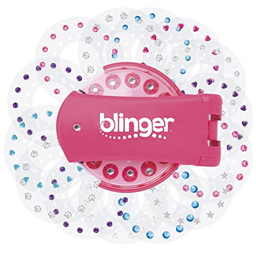 Blinger Ultimate Set, Glam Collection, Comes with Glam Styling Tool & 225 Gems - Load, Click, Bling! Hair, Fashion, Anything! (Amazon Exclusive),