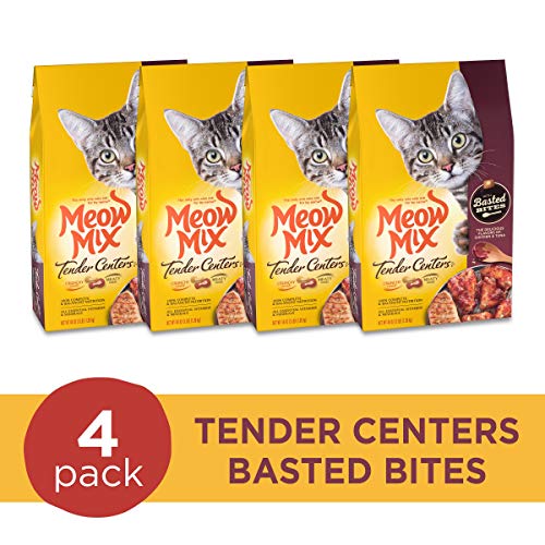 Meow Mix Tender Centers Dry Cat Food, Tuna & Whitefish, 3 Pound Bag