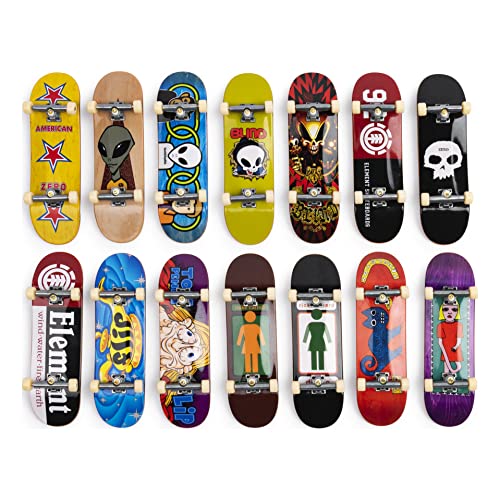 Tech Deck, DLX Pro 10-Pack of Collectible Fingerboards, For Skate Lovers Age 6 and up