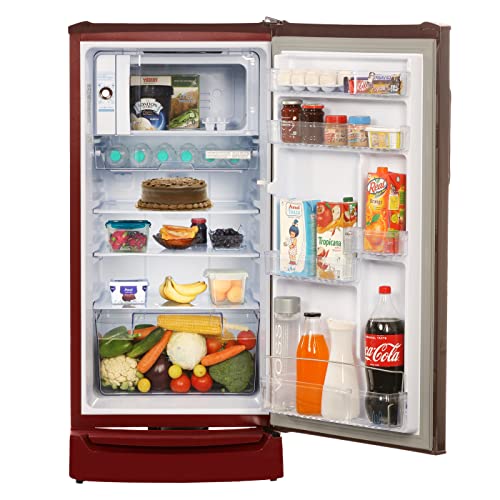 Godrej 185 L 4 Star Inverter Direct-Cool Single Door Refrigerator (RD UNO 1854 PTI AQ WN, Aqua Wine, Cool Lock Technology)